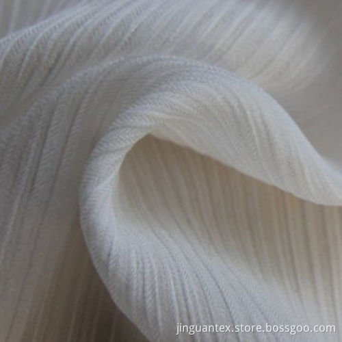 Polyester Crinkle Chiffon fabric used for dress skirt